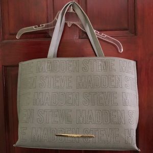 Large Gray Steve Madden Bag